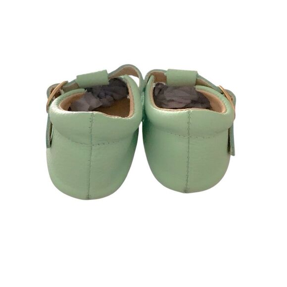 Leather T-Strap Moccasins Flats - Picture 3 of 5